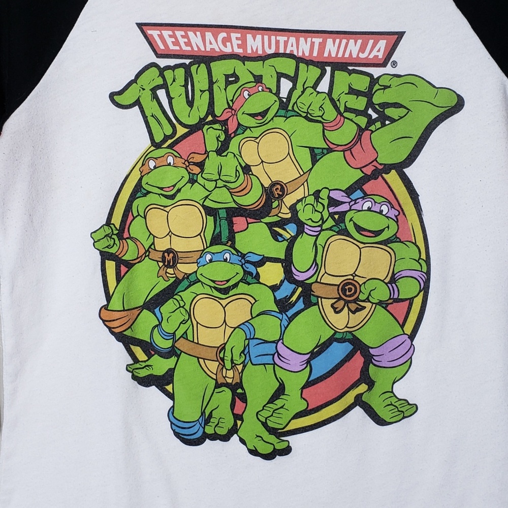 Teenage Mutant Ninja Turtles Ladies L Baseball Tee
